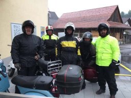 Juni 2018 Vespa Alp Days in Österreich